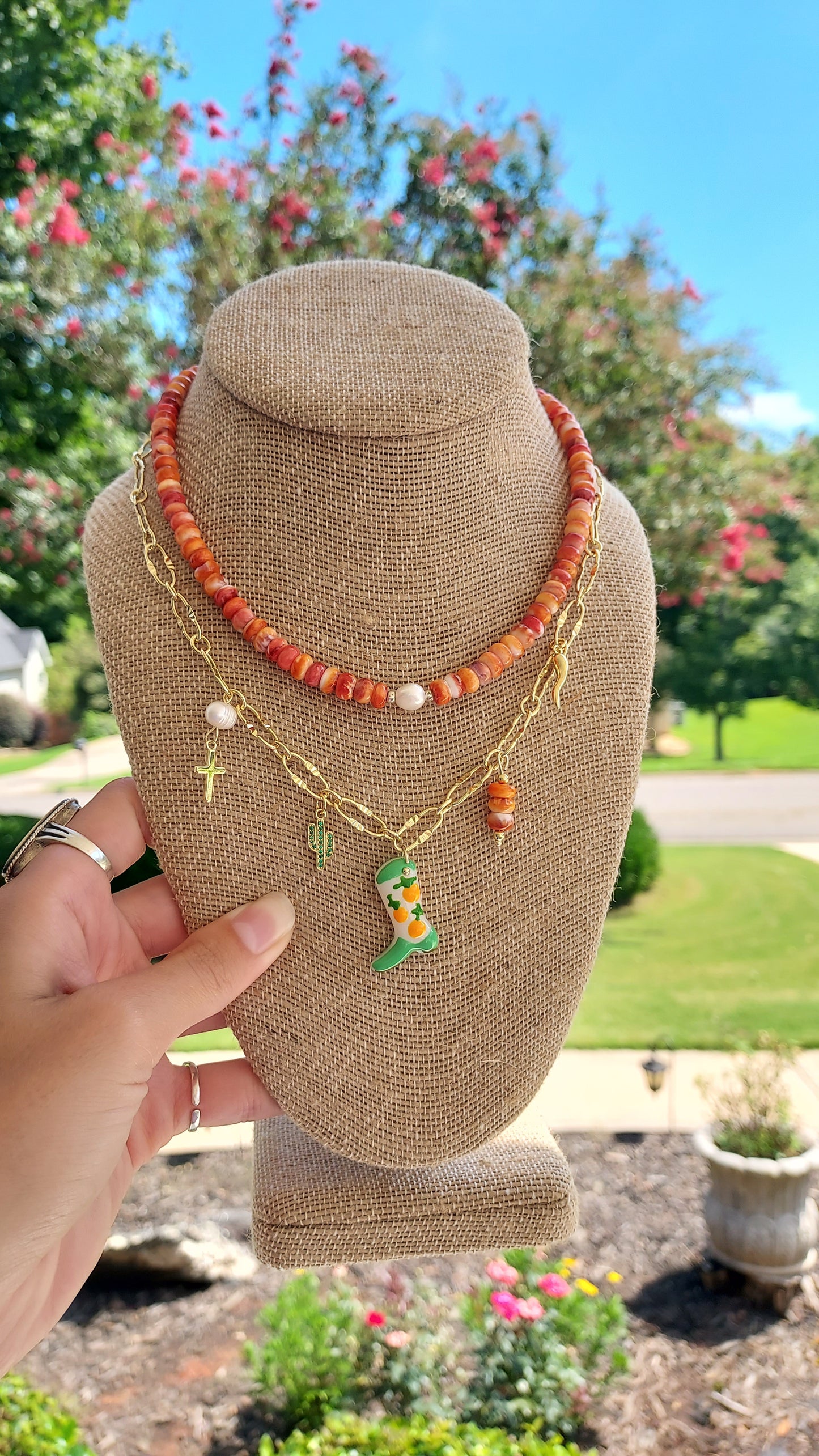 Sweet Arancia charm necklace