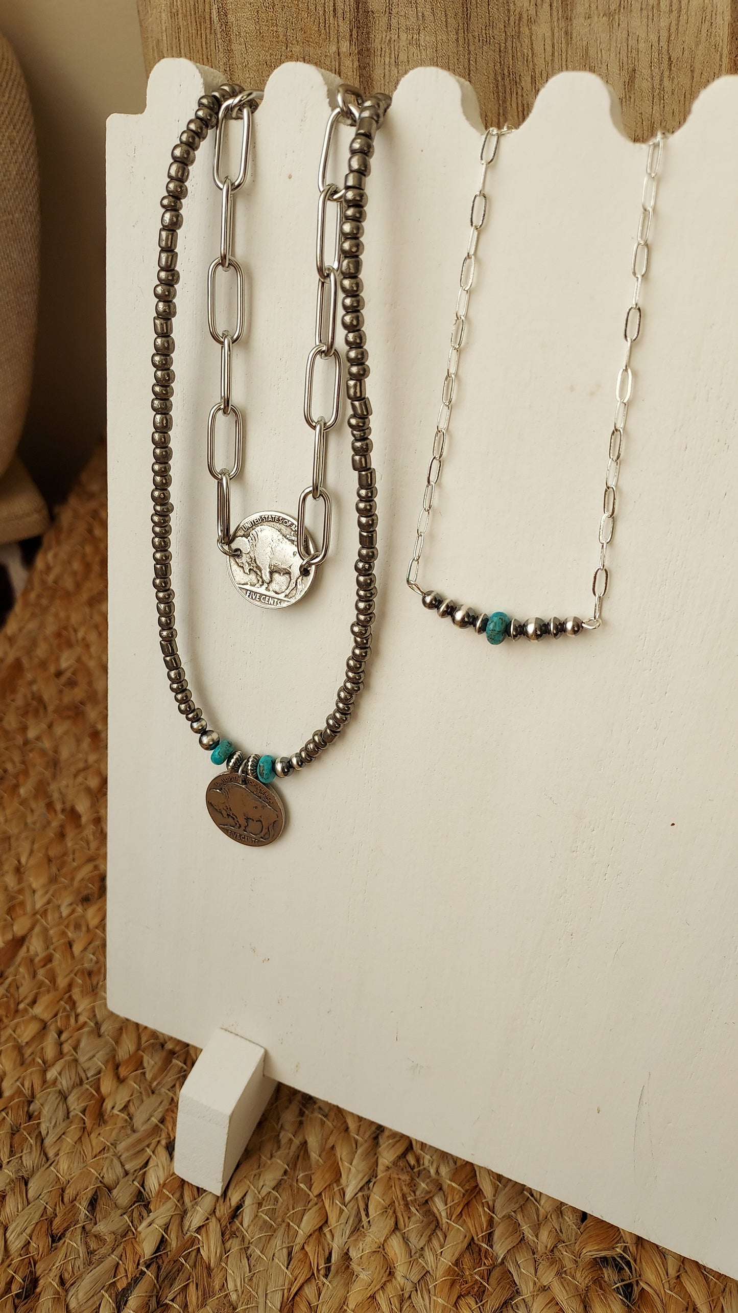 Buffalo coin choker