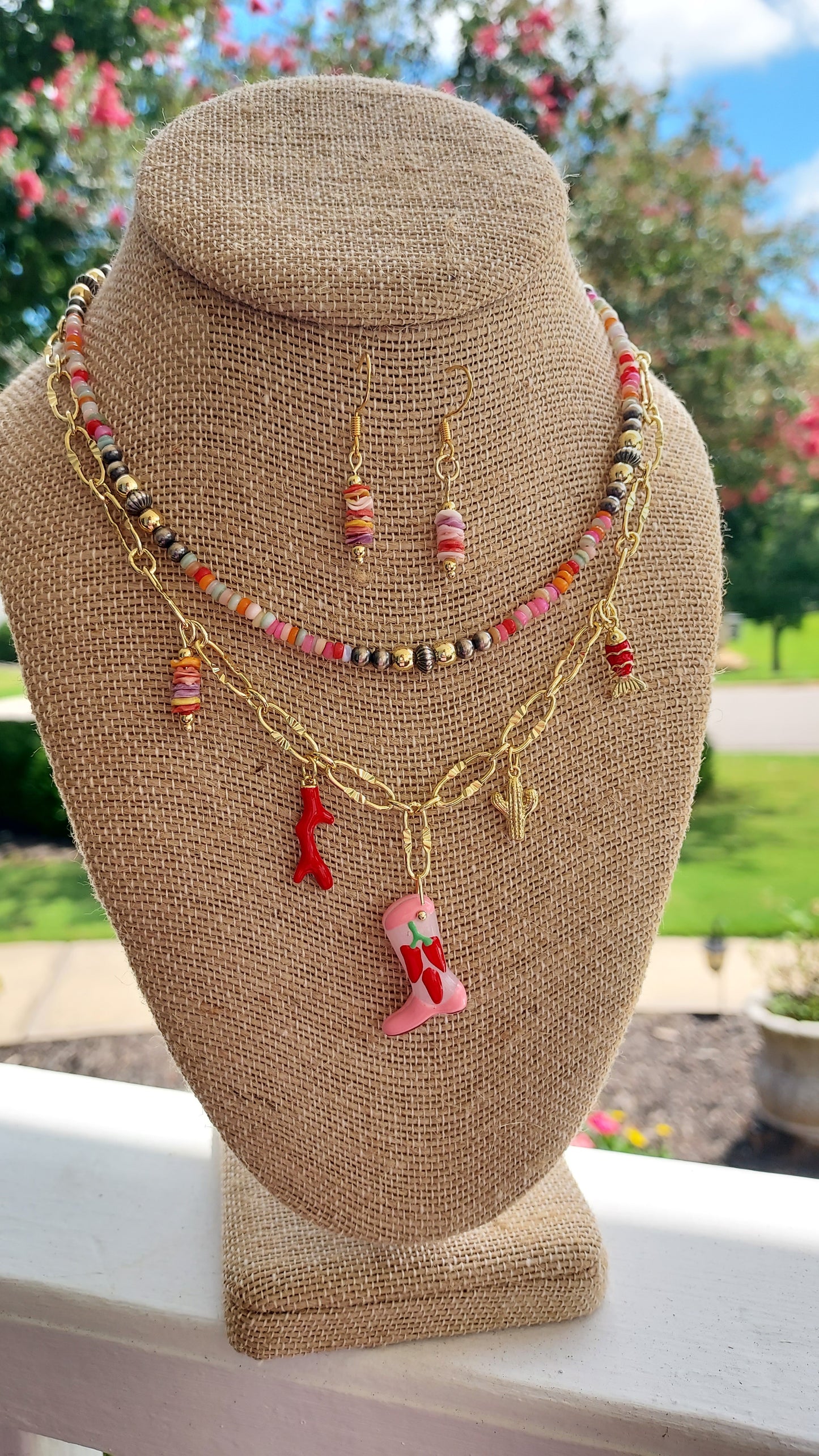 Lady Rossa Charm necklace