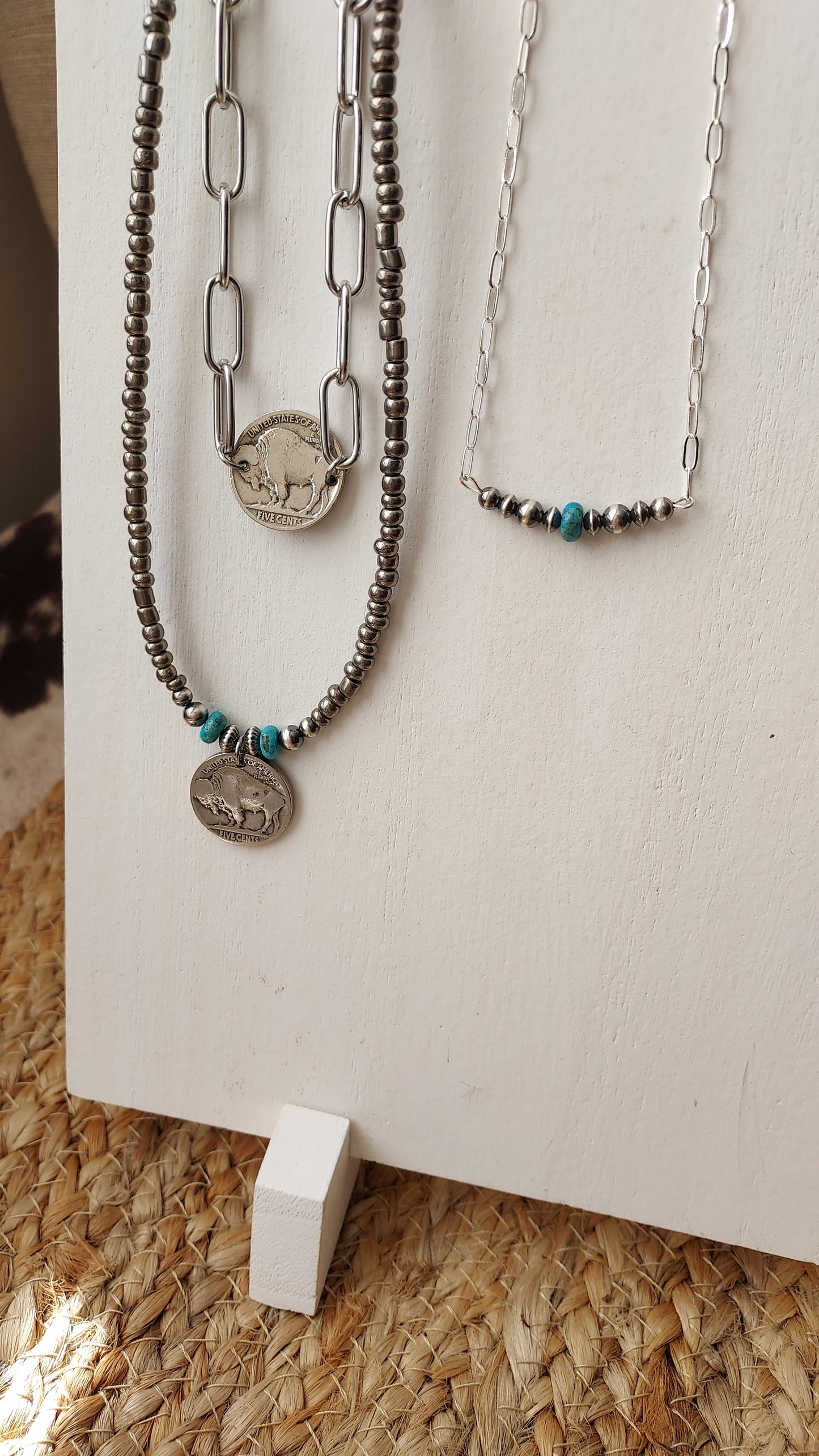Buffalo coin choker