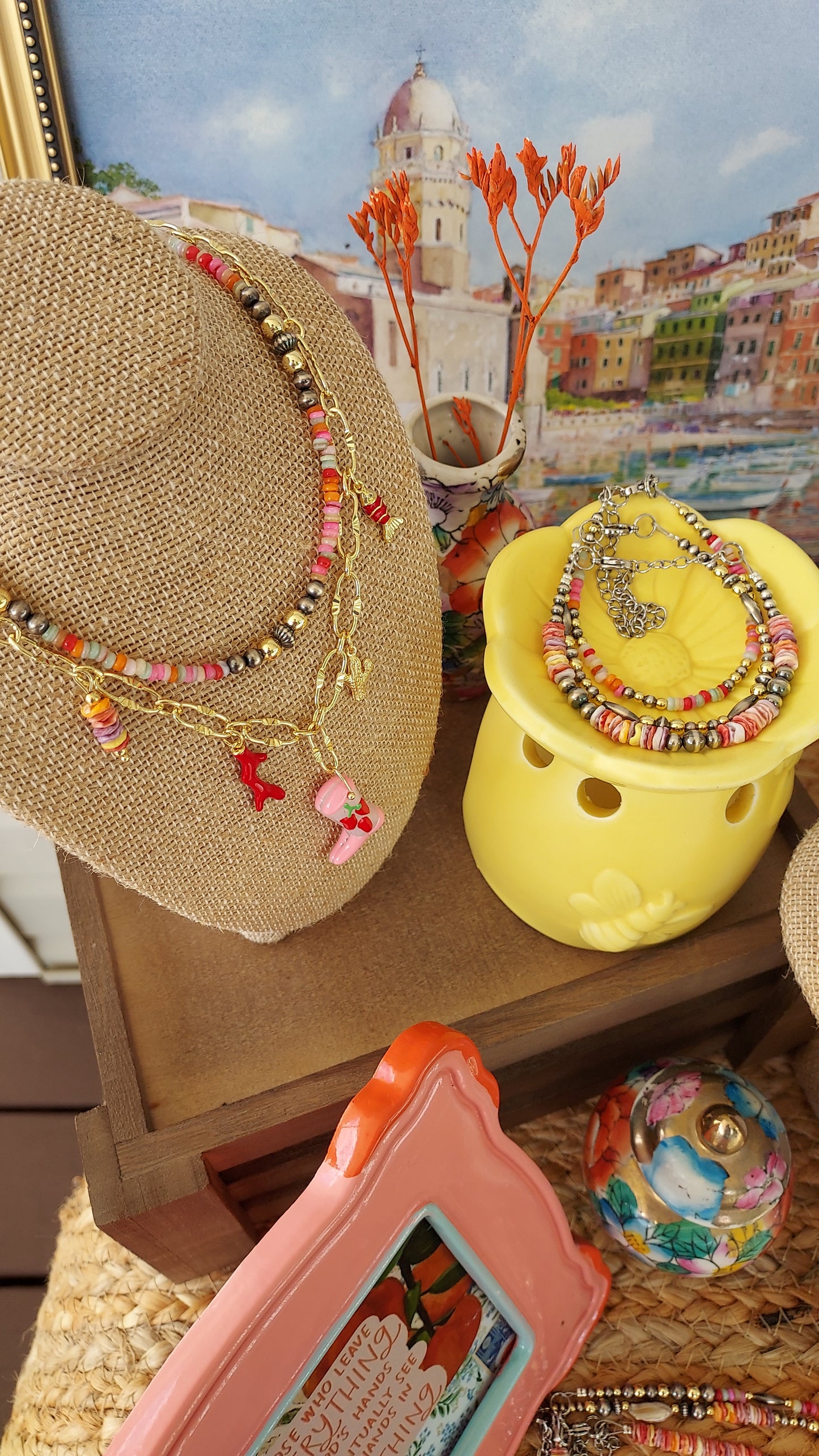 Lady Rossa Charm necklace