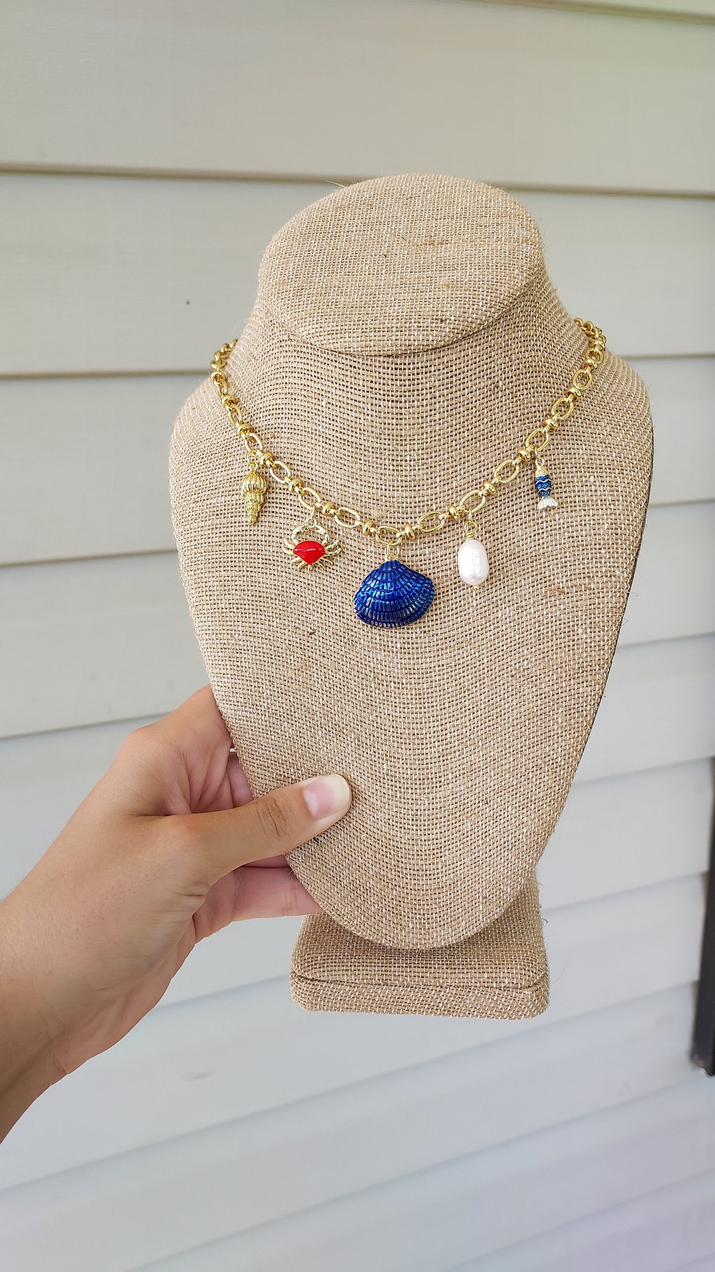 The Sydney coastal charm necklace