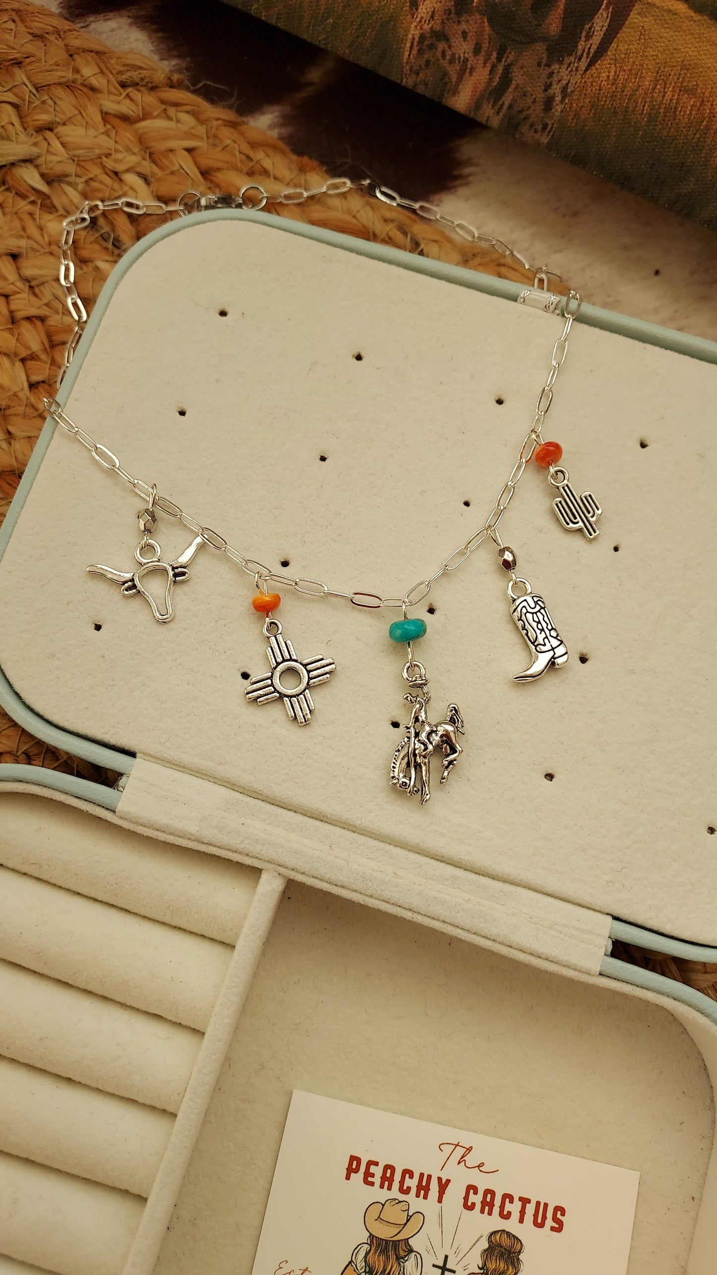 Bless your heart charm necklace