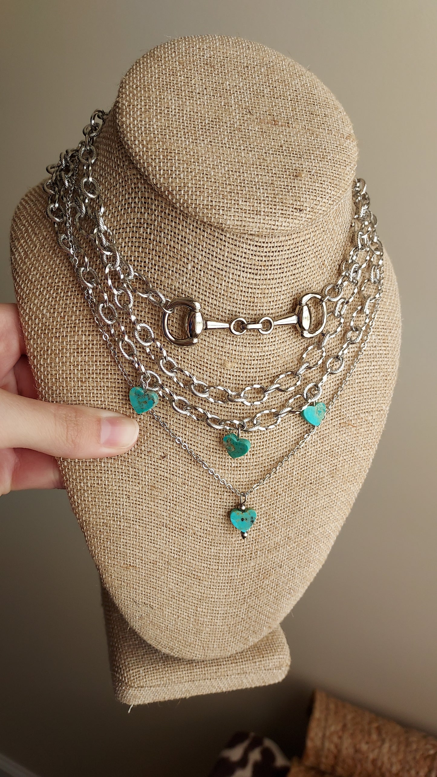 Twisted rope necklace