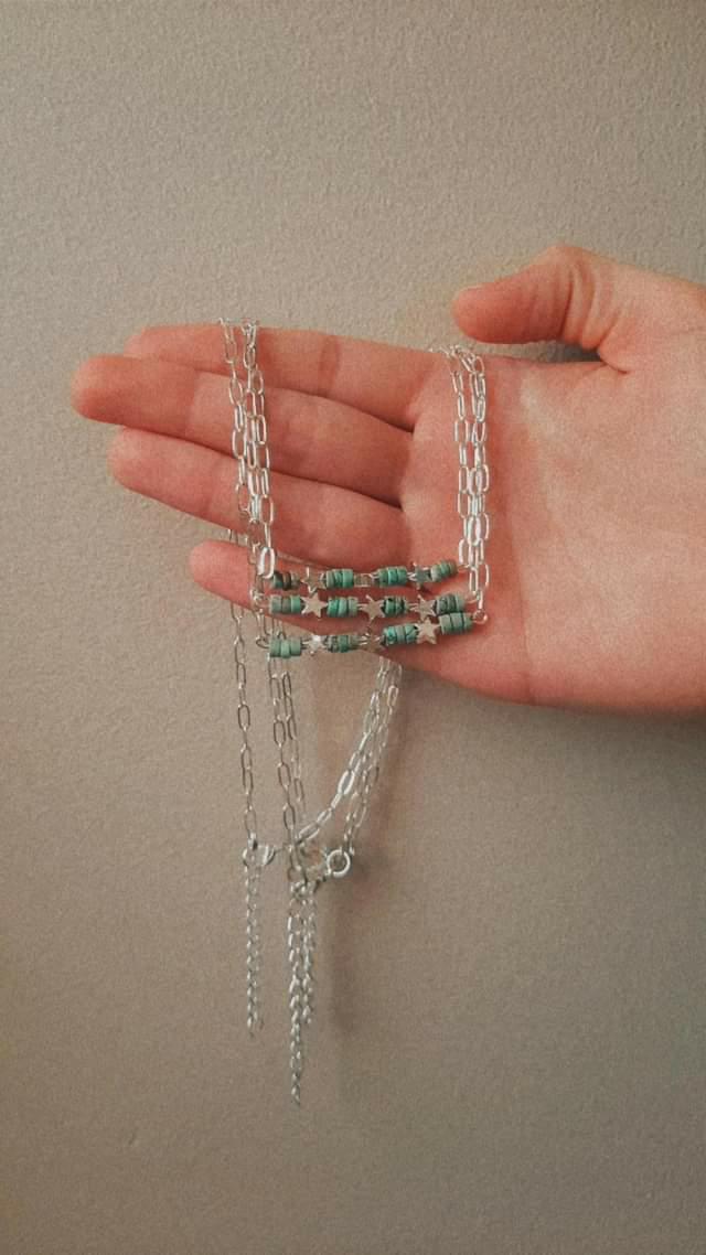 Cosmic cowboy bar necklace