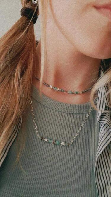 Cosmic cowboy bar necklace