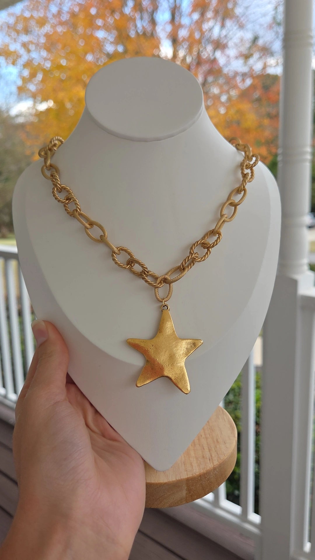 Shoot for the Stars Statement Necklace