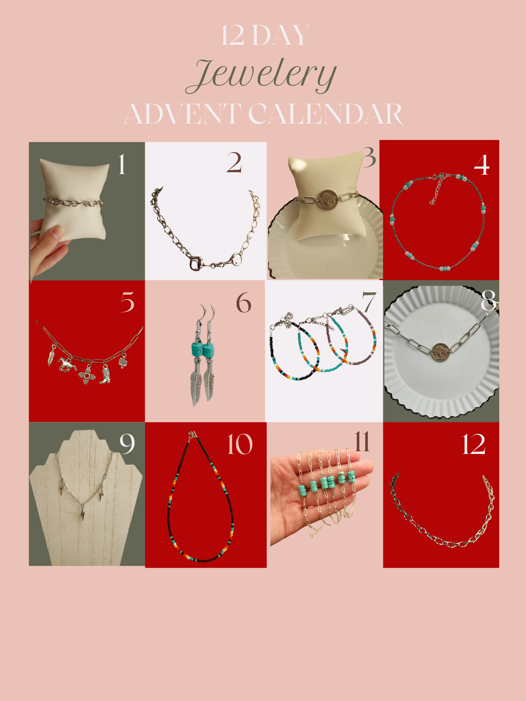 12 Day Jewelry Advent calendar