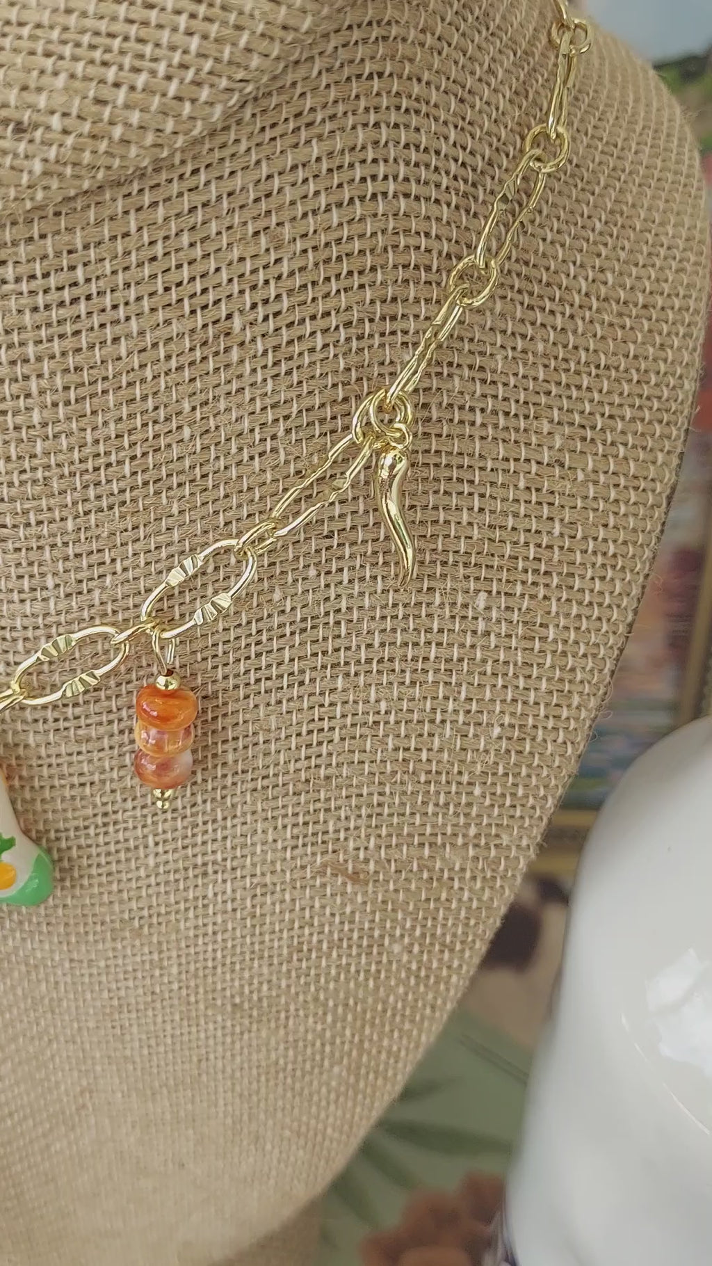 Sweet Arancia charm necklace