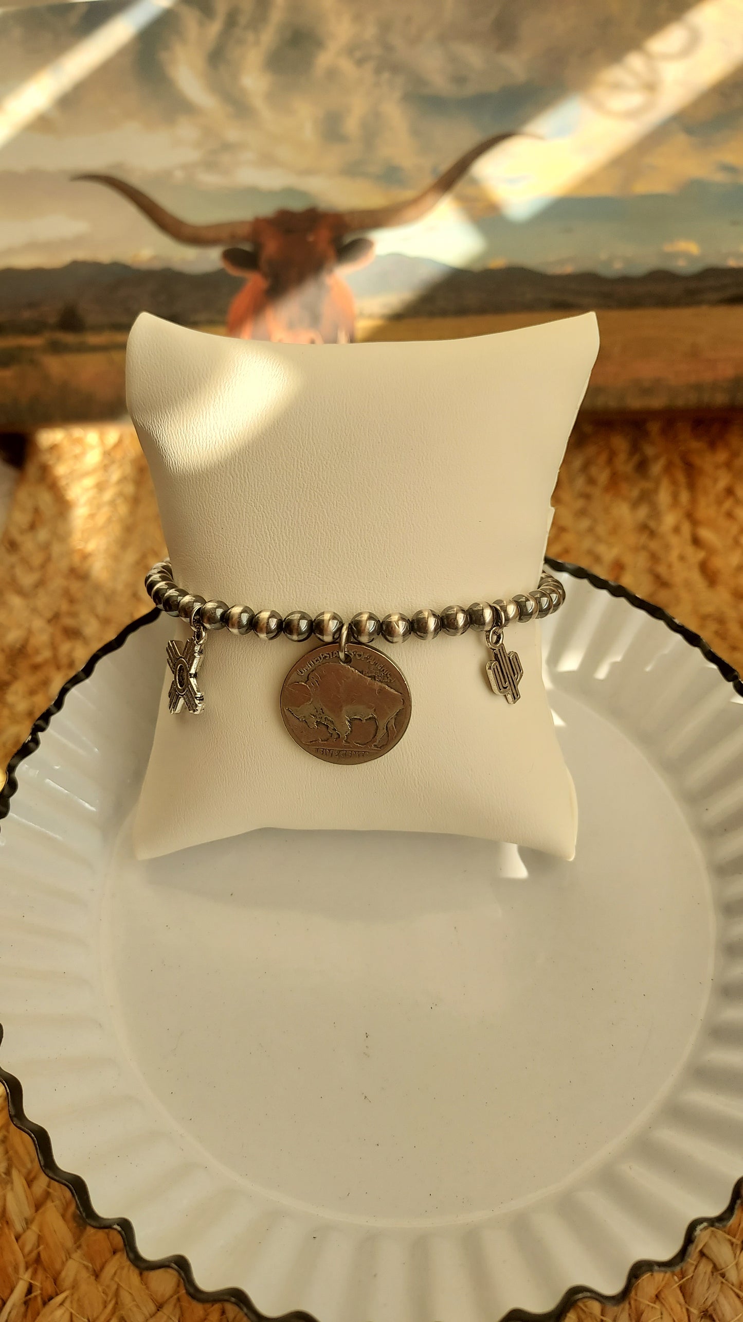 Outlaw charm bracelet