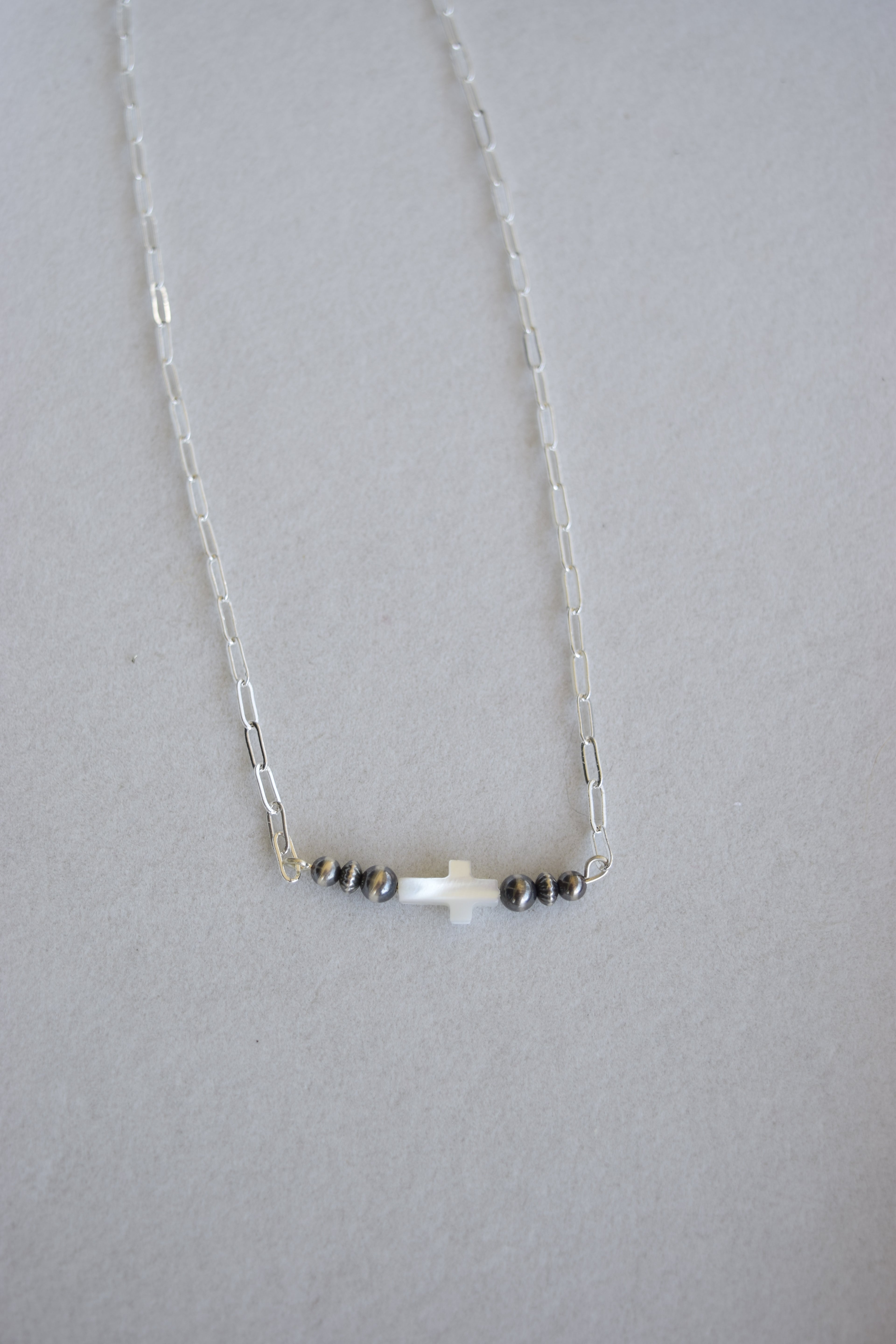 By His Grace bar necklace