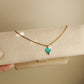 Turquoise heart necklace