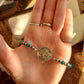Turquoise on a Buffalo bracelet