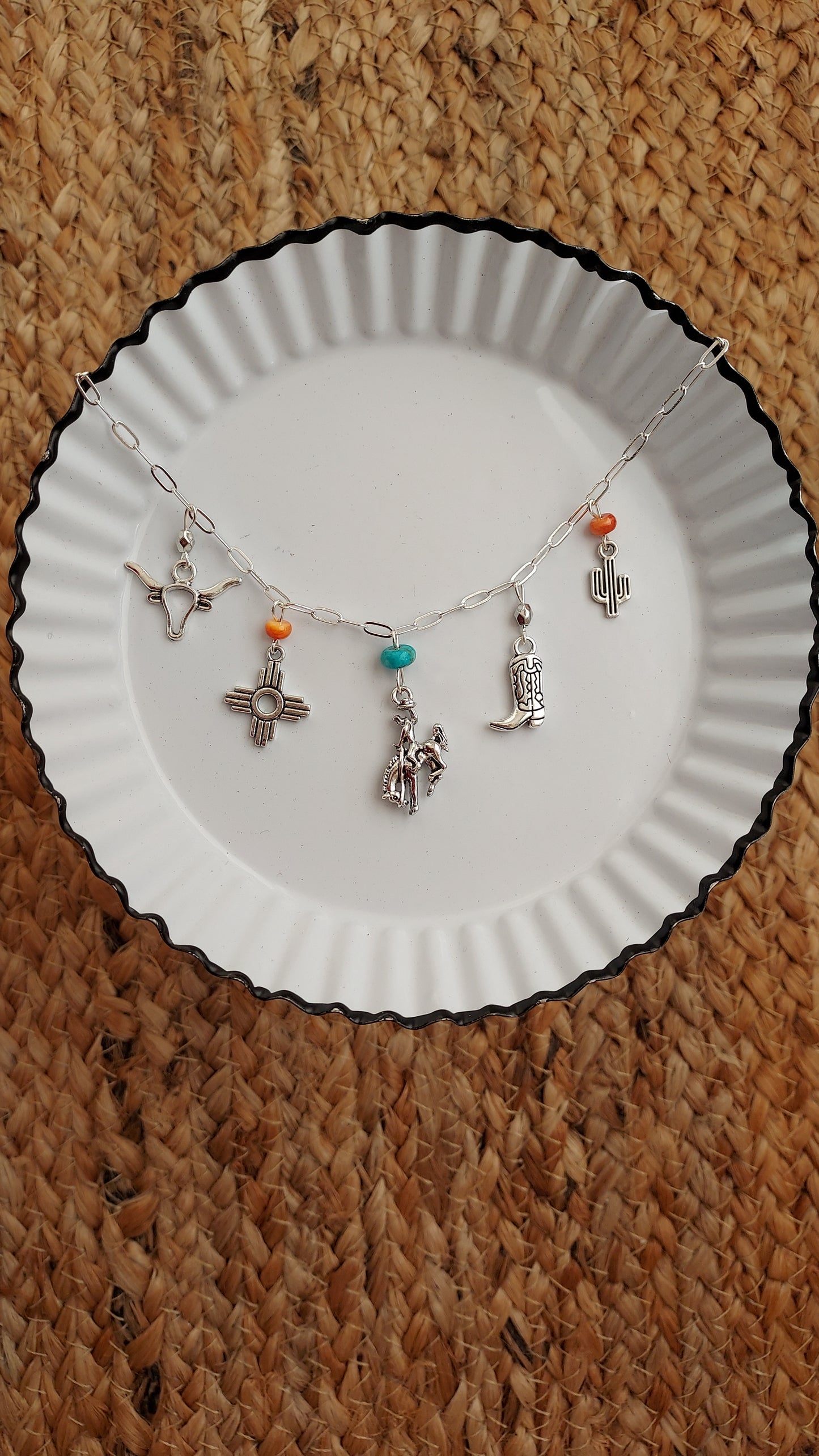 Bless your heart charm necklace