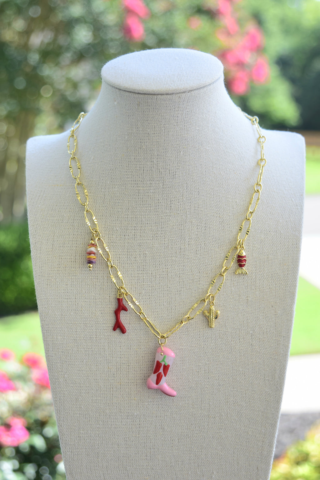 Lady Rossa Charm necklace
