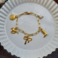 The Golden Cowgirl charm bracelet