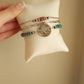 Orange sky's chained bracelet