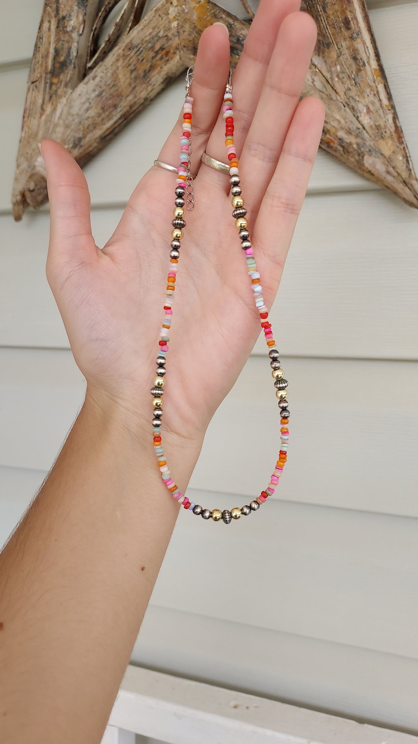 Fiori e spurs necklace