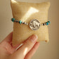 Turquoise on a Buffalo bracelet