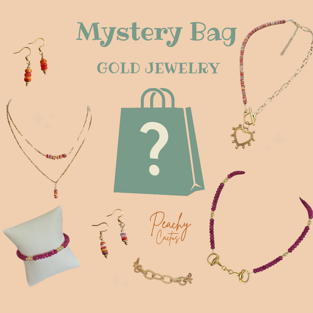Gold Mystery Jewelry Bag