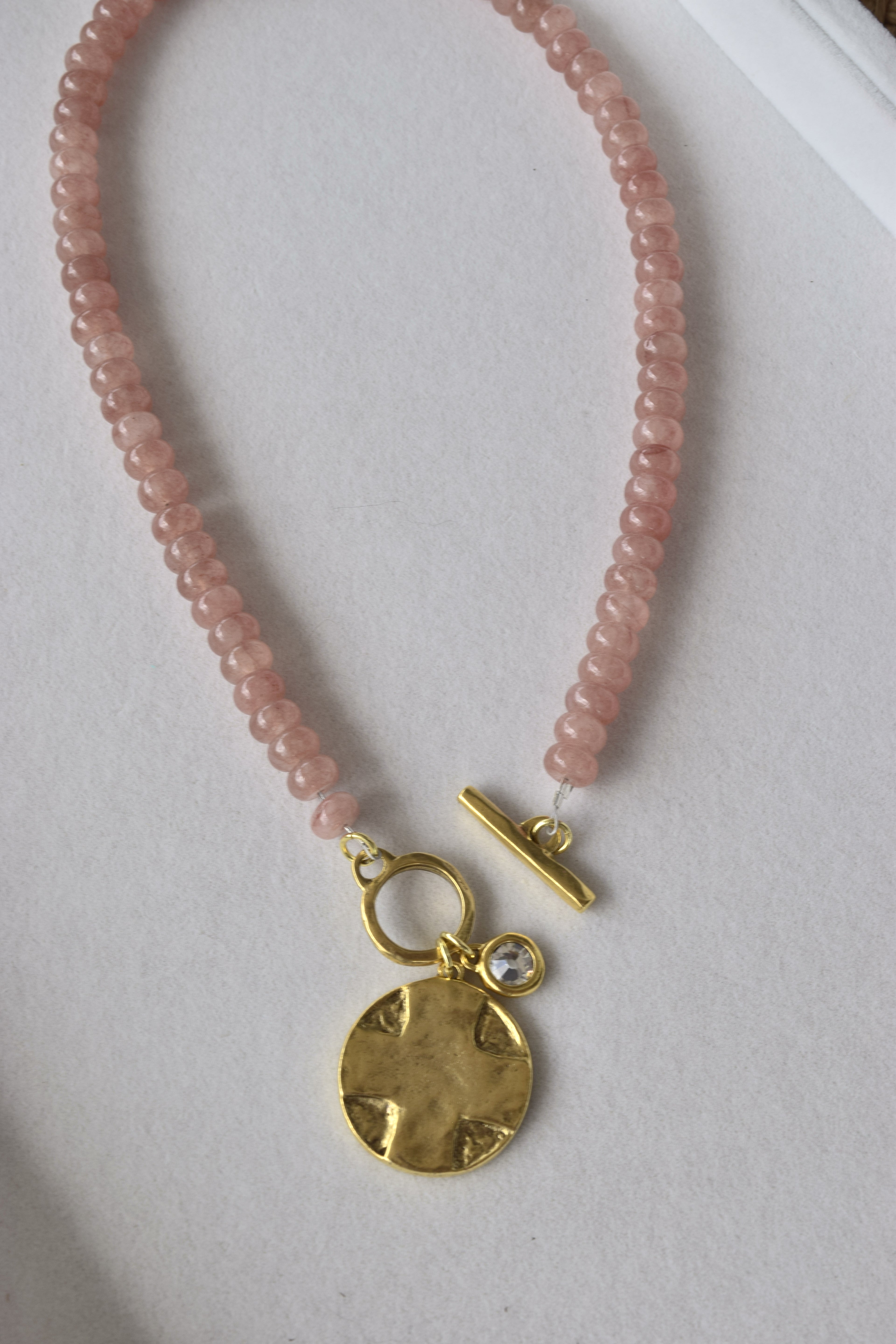 Cross & The Lords Prayer pendant necklace