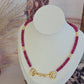 Ruby Reins Bit Necklace