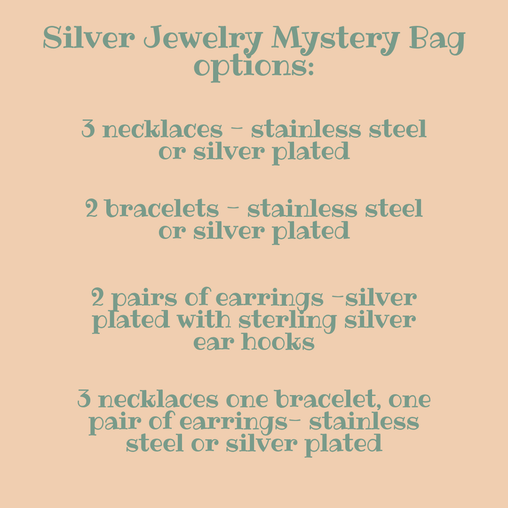 Silver Jewelry Mystery Bag