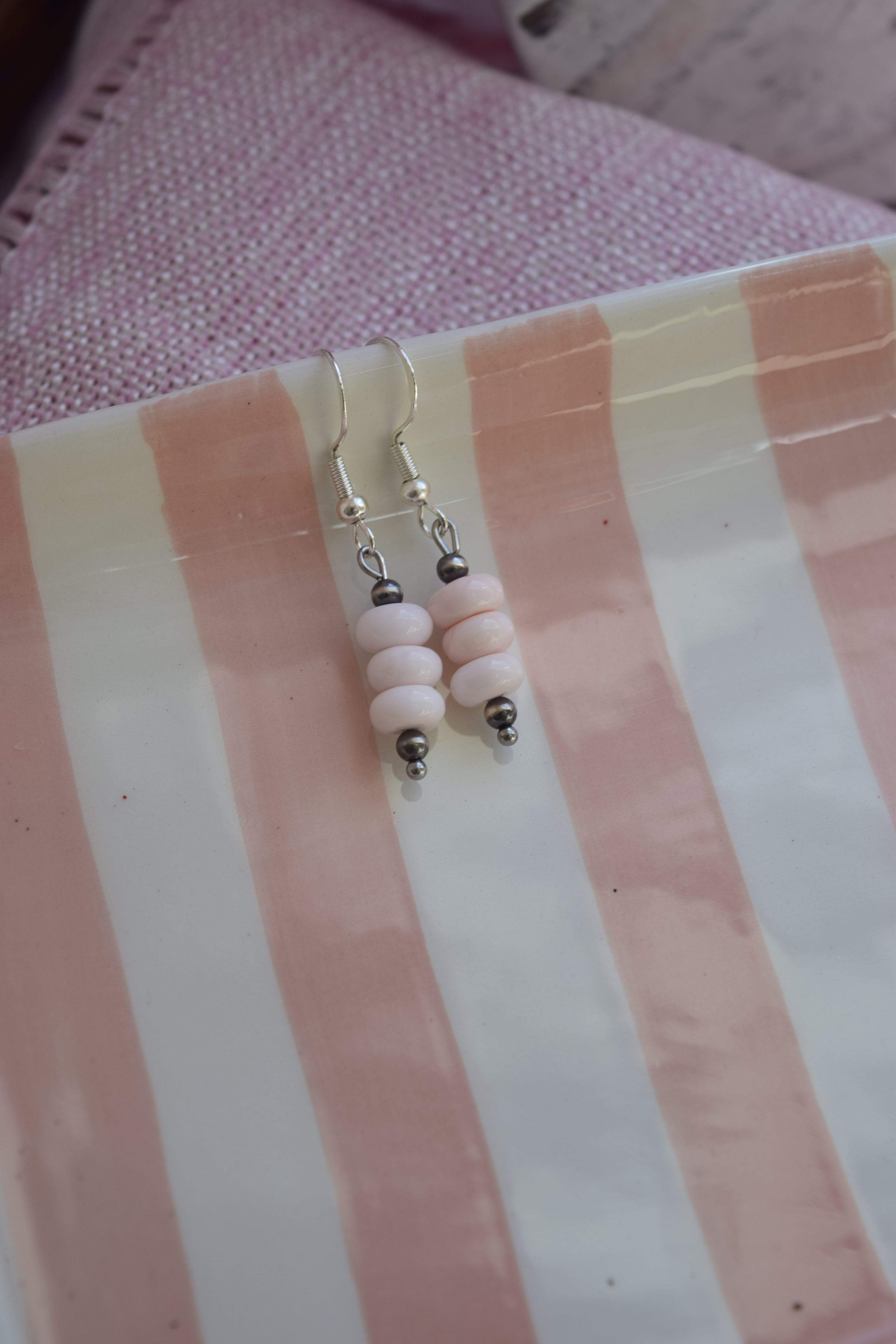 Pretty in pink dangles
