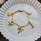 The Golden Cowgirl charm bracelet