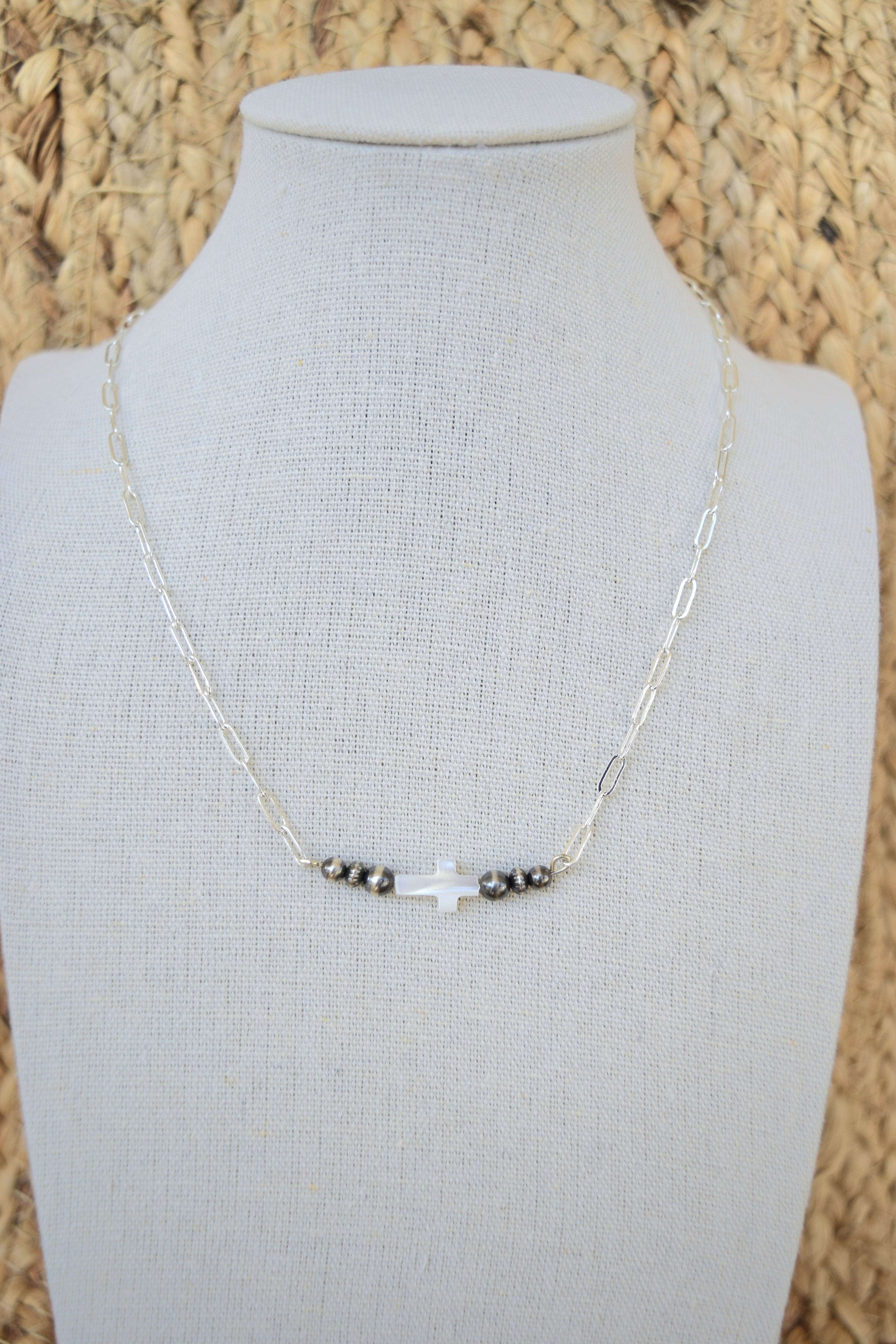 By His Grace Bar Necklace