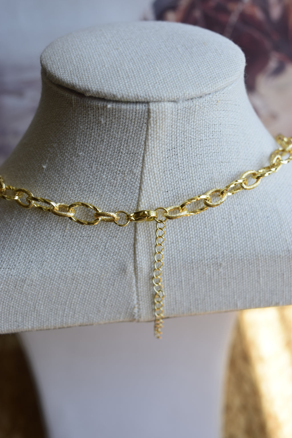 Golden ropes chain necklace