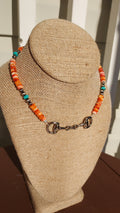 The Peachy Cactus bit necklace