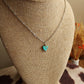 Seeing turquoise necklace