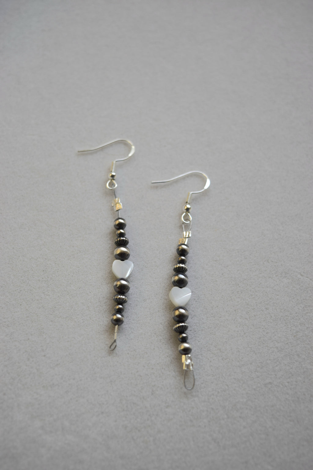 Pearly hearts dangles