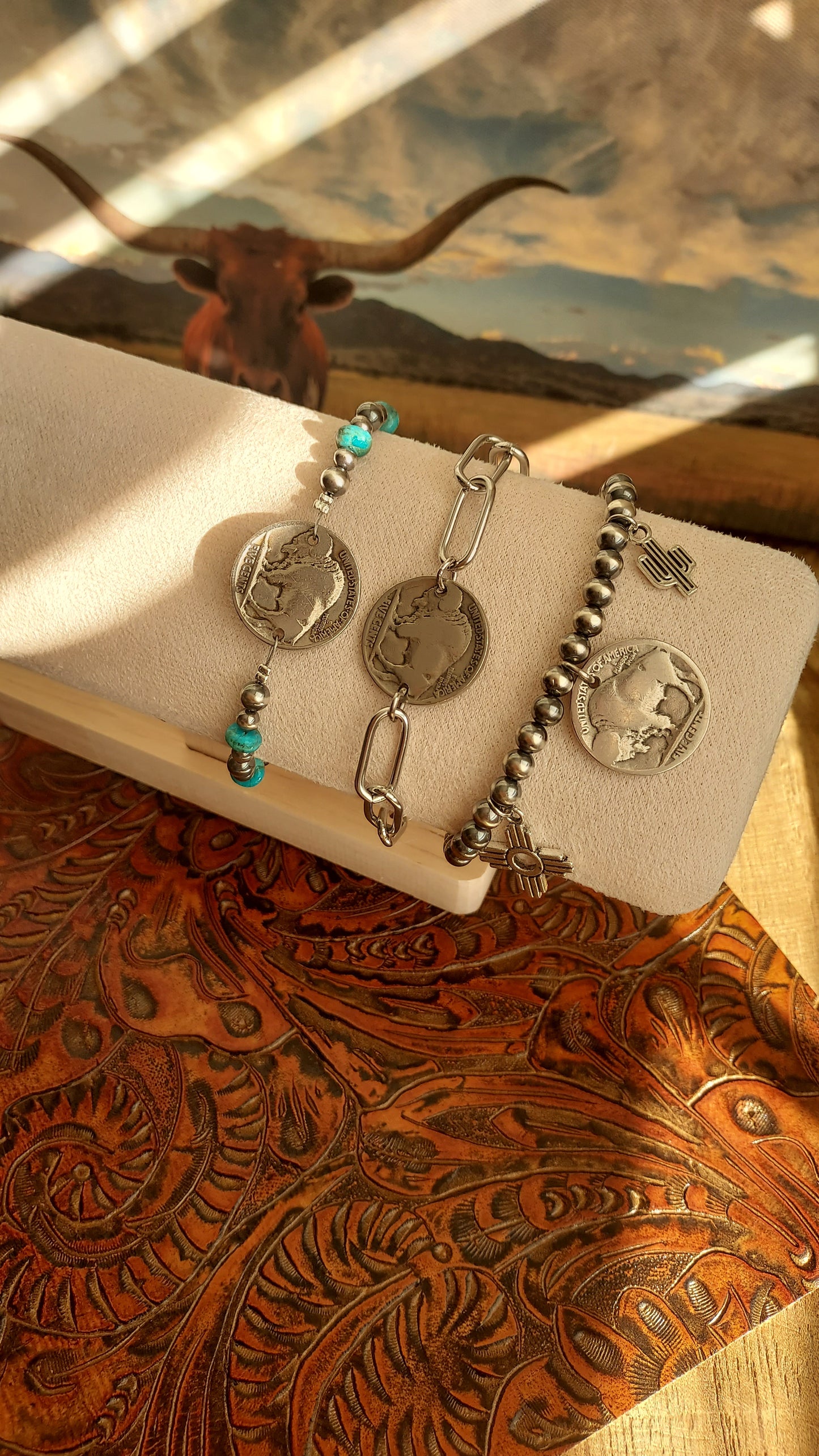 Outlaw charm bracelet