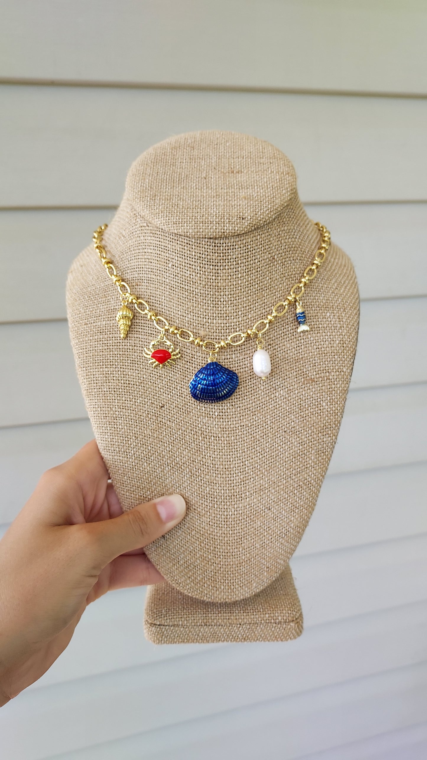 The Sydney coastal charm necklace