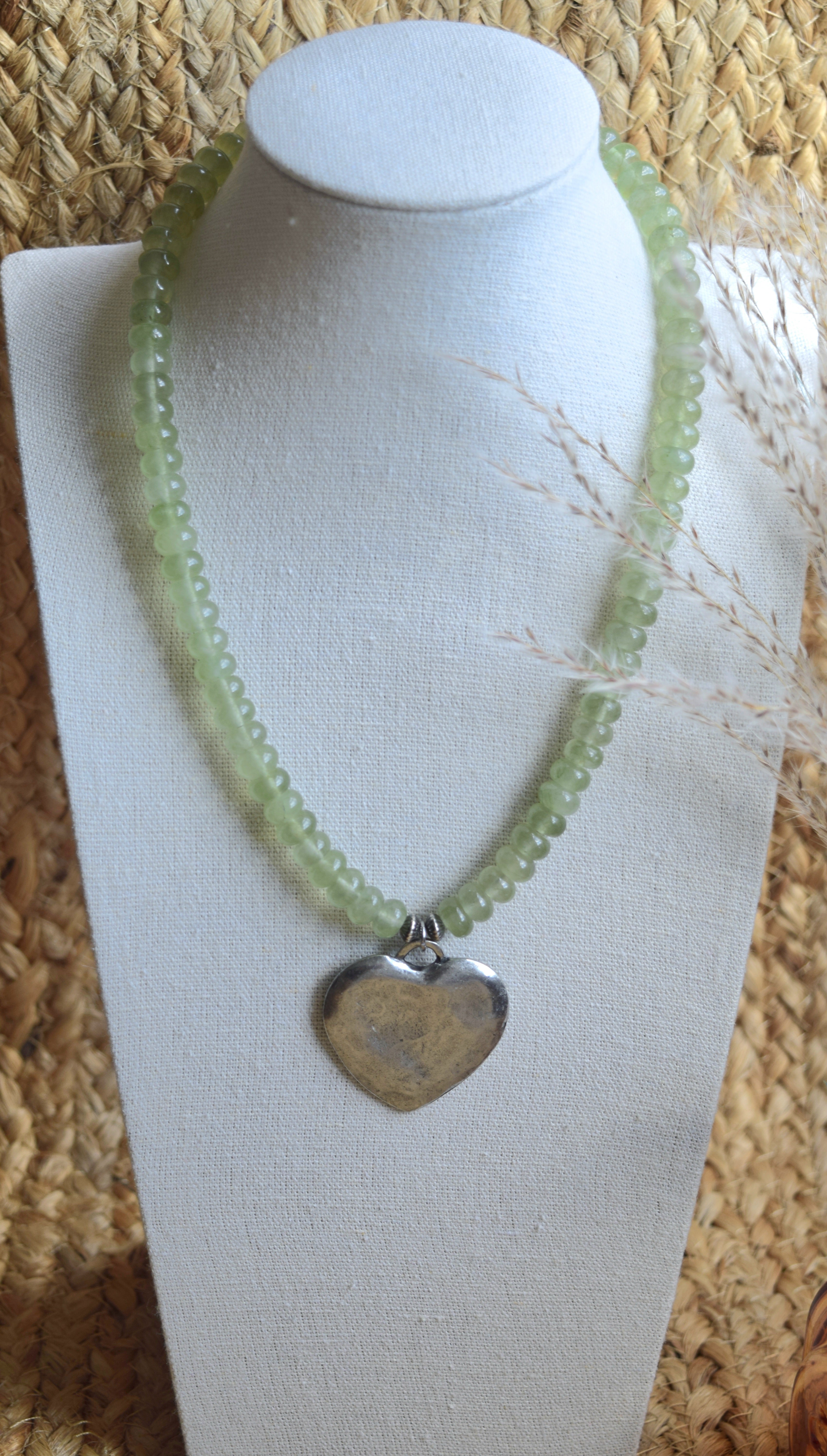 Silver & Sage Necklace🌿