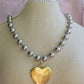 Chunky Statement Heart Necklace