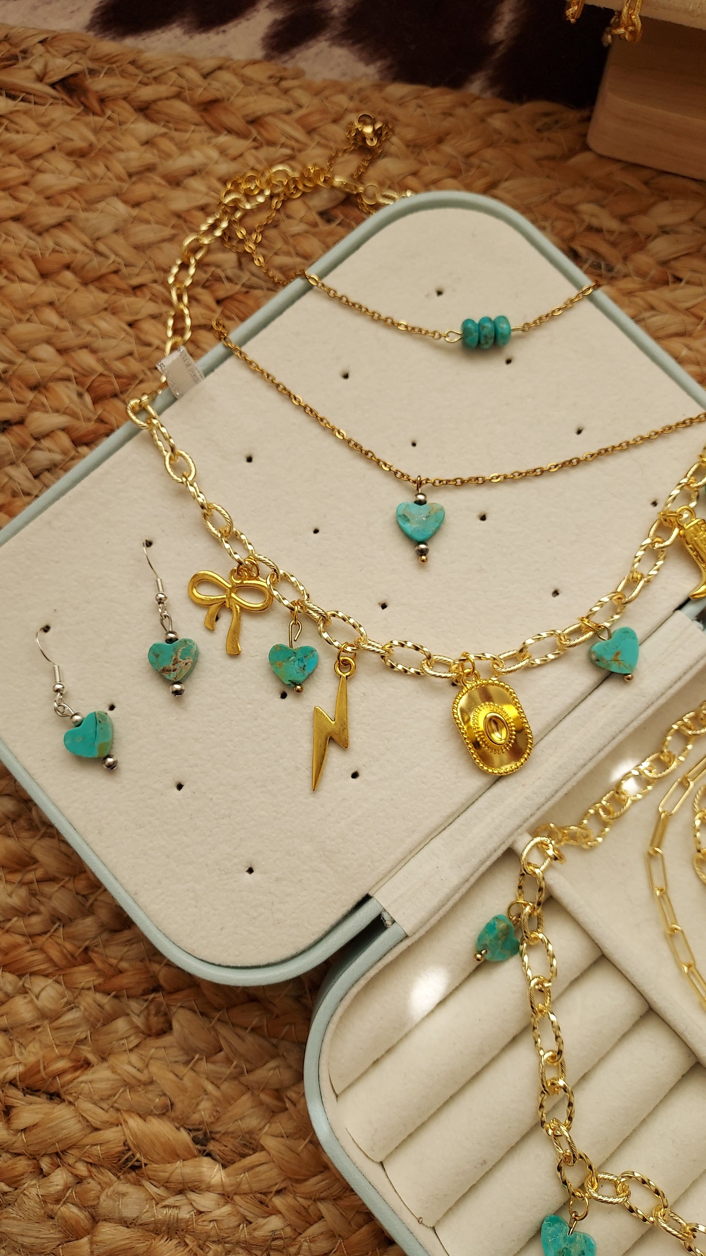 Turquoise heart necklace