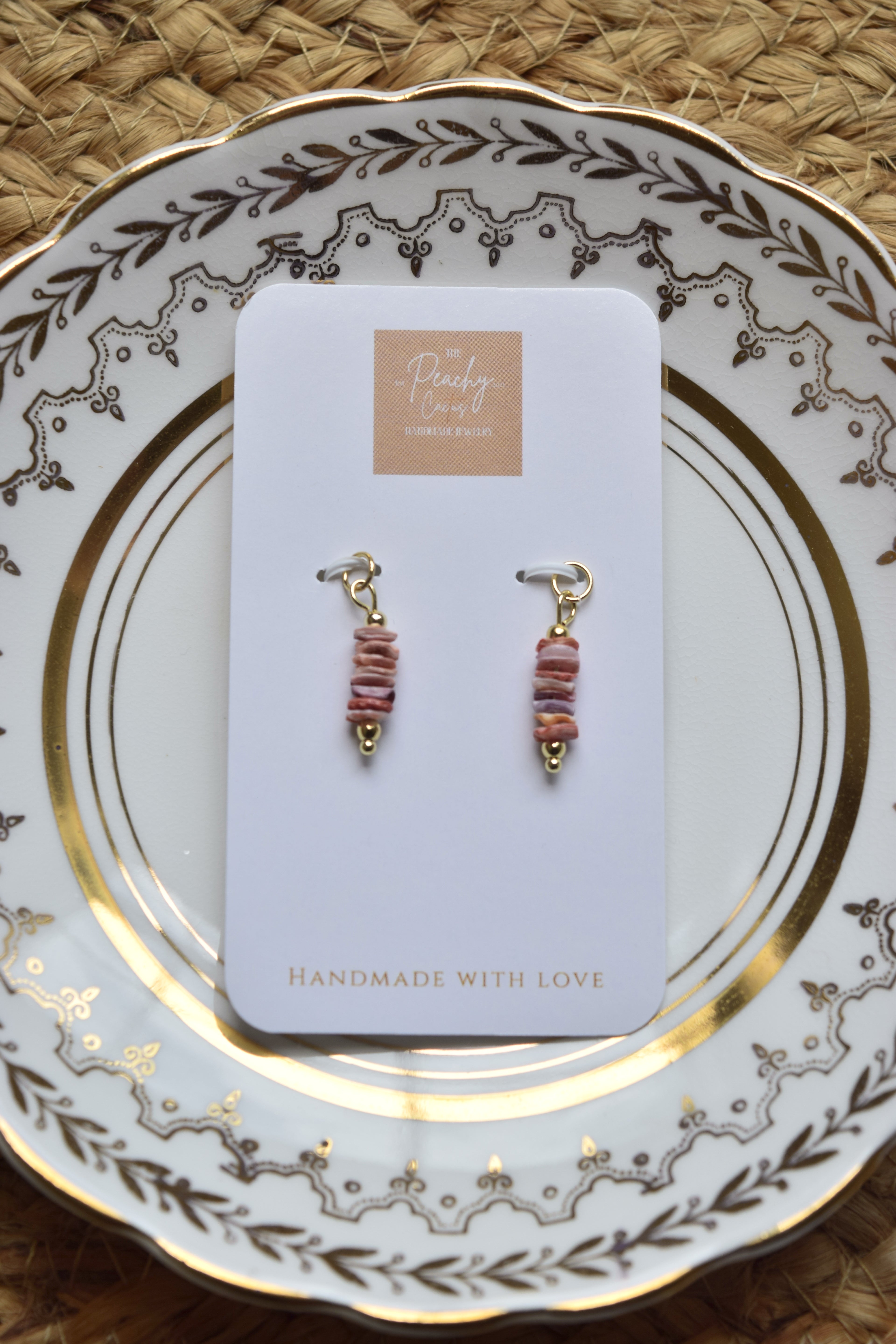 Golden il Lido Earring Hoop charms