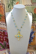 Deep Waters Cross Necklace
