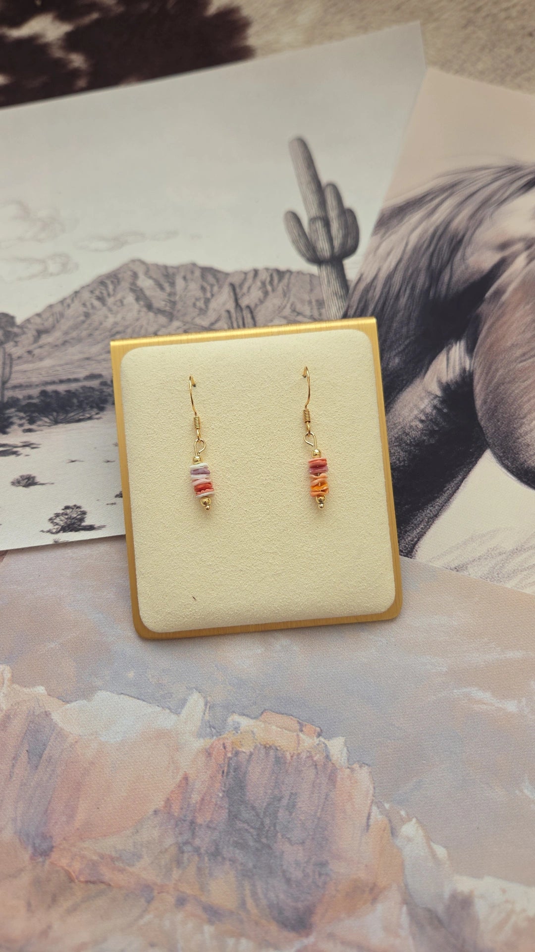 Golden il Lido dangles