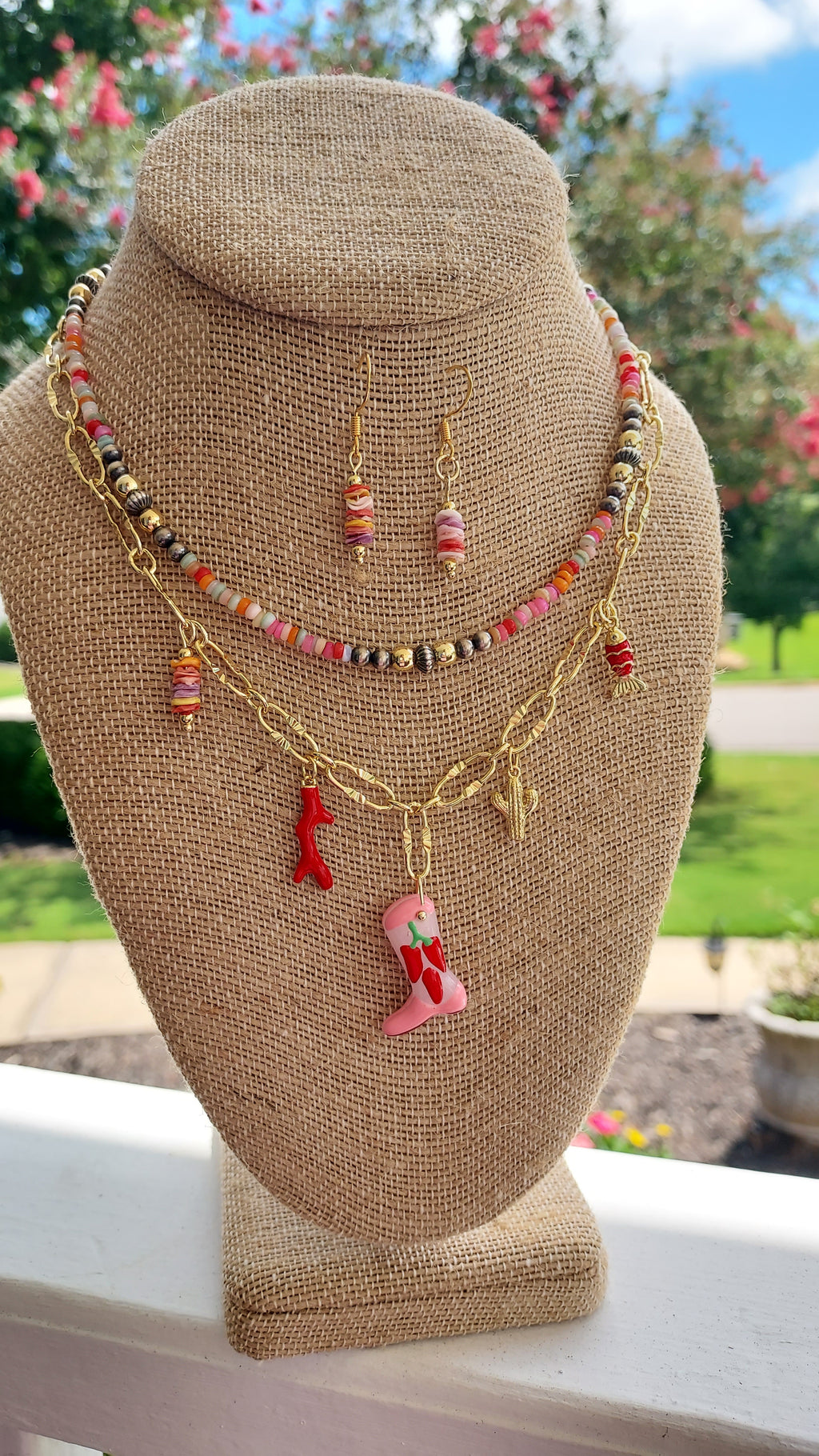 Lady Rossa Charm necklace