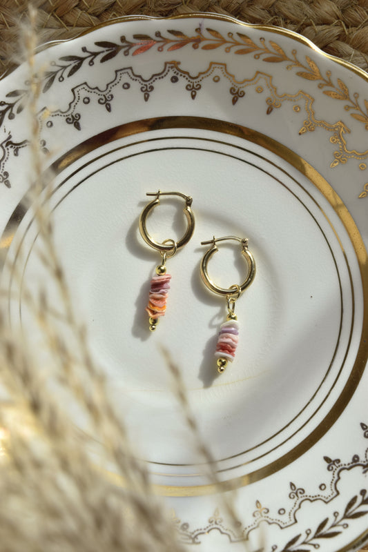 Golden il Lido Earring Hoop charms