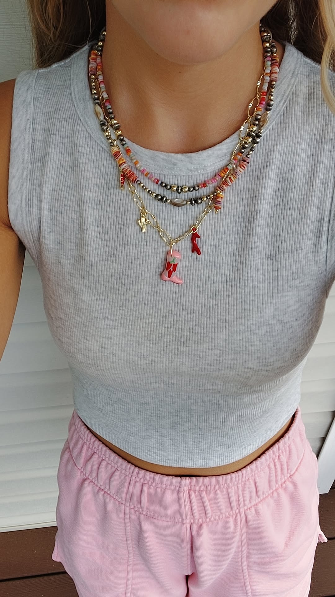 Lady Rossa Charm necklace