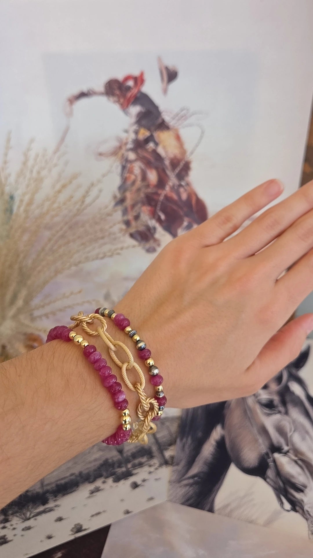 Mixed Metals & Gemstone Bracelets