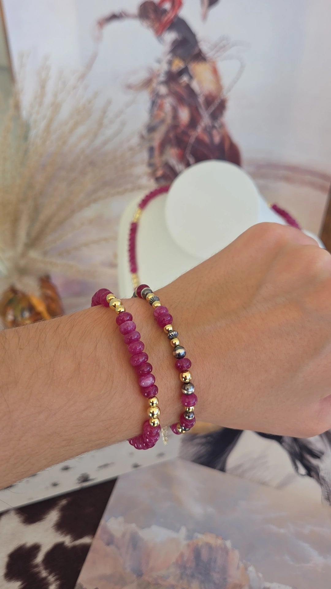 Mixed Metals & Gemstone Bracelets