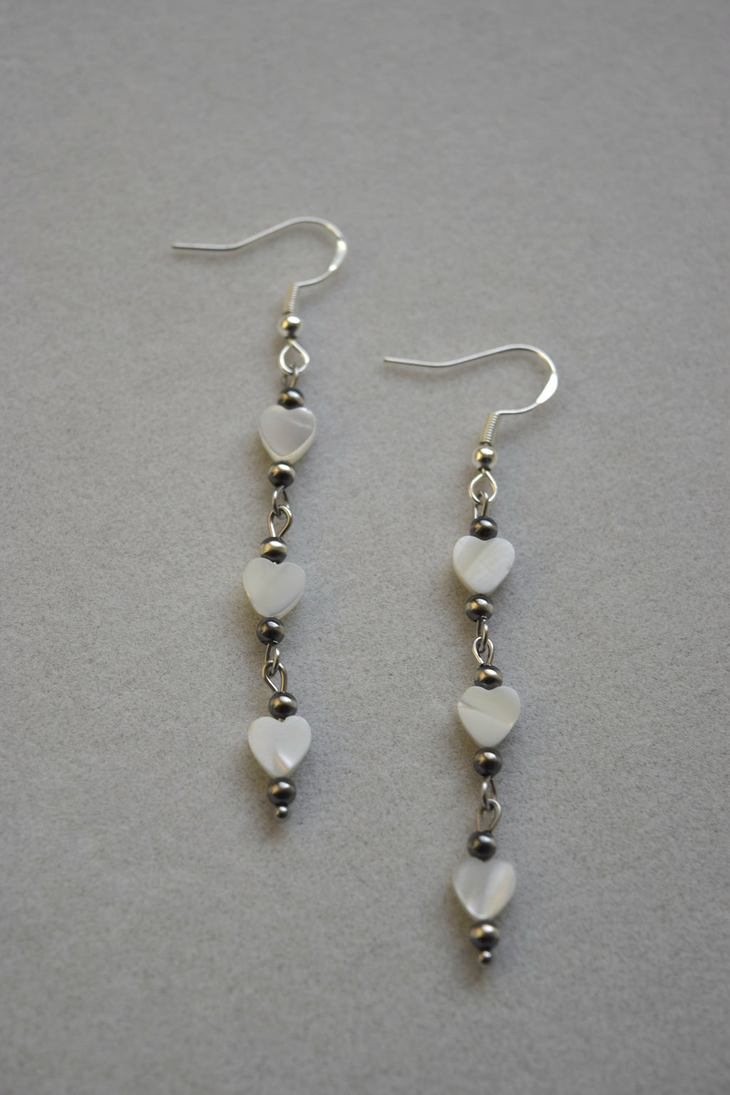Falling for you dangles in silver