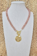 Cross & The Lords Prayer pendant necklace