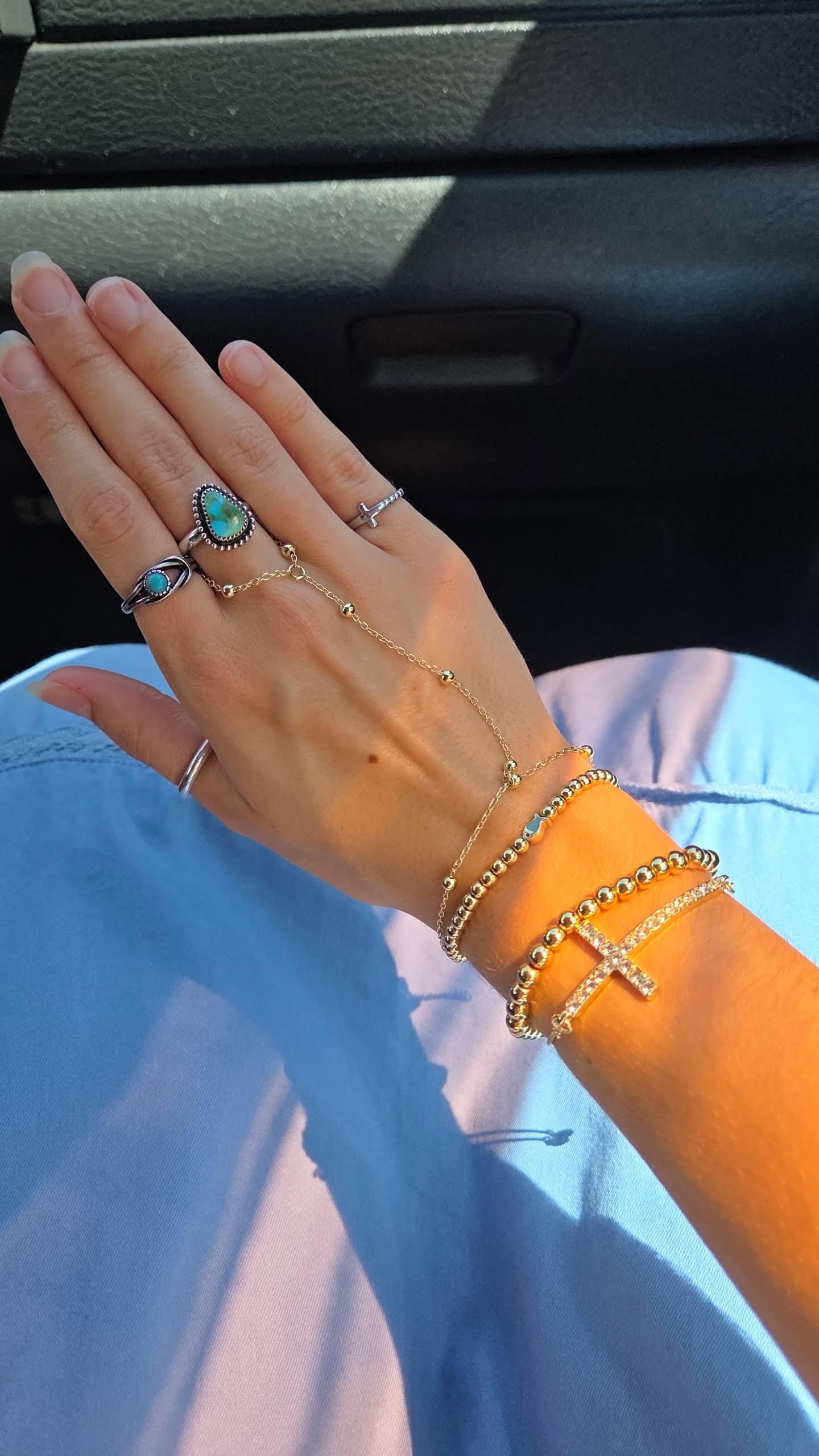 Shinning for Him Adjustable Gold Filled Bracelet